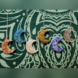 Crescent moon necklace